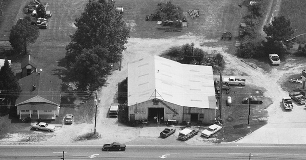 Vintage Aerial photo from 1988 in Martin County, NC