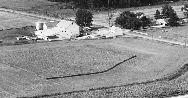 Vintage Aerial photo from 1974 in Huron County, OH