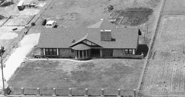Vintage Aerial photo from 1985 in Tarrant County, TX