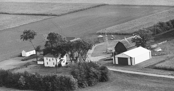 Vintage Aerial photo from 1982 in Sibley County, MN