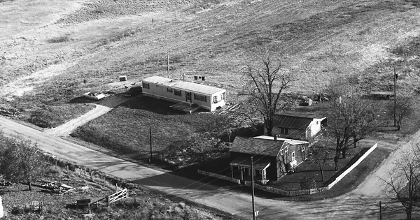 Vintage Aerial photo from 1972 in Champaign County, OH