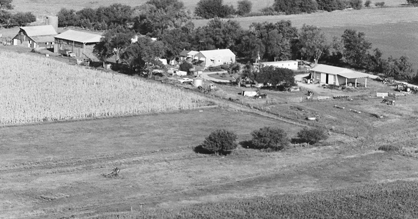 Vintage Aerial photo from 1979 in Osage County, KS