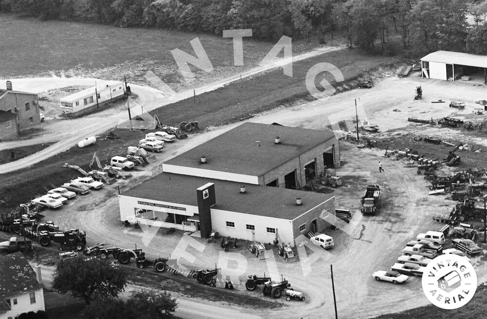 Vintage Aerial Pennsylvania Lebanon County 1967 7BLE4