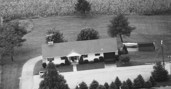 Vintage Aerial photo from 1990 in Chester County, PA