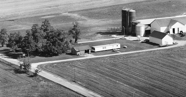 Vintage Aerial photo from 1979 in Adams County, IN
