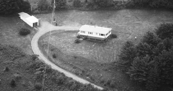 Vintage Aerial photo from 1985 in Tioga County, PA