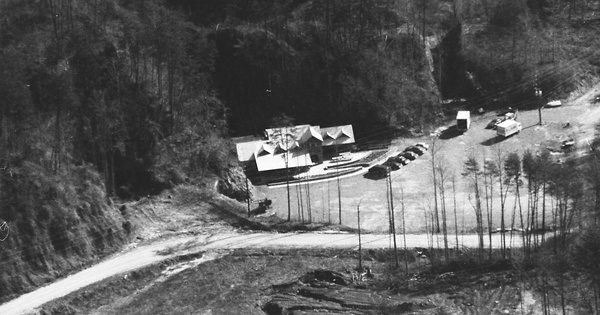Vintage Aerial photo from 1993 in Lumpkin County, GA