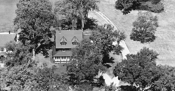 Vintage Aerial photo from 1965 in Oxford County, ME