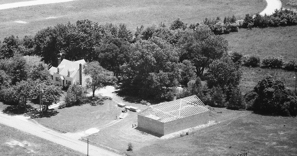 Vintage Aerial photo from 1990 in King William County, VA