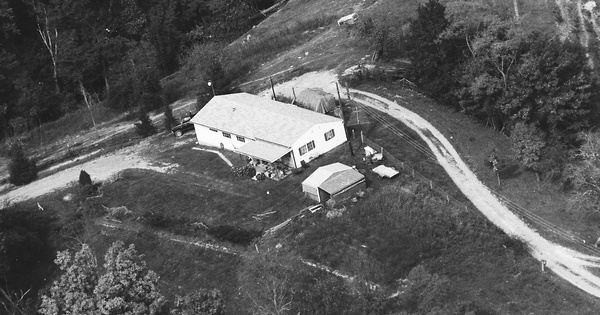 Vintage Aerial photo from 1991 in Wyoming County, WV