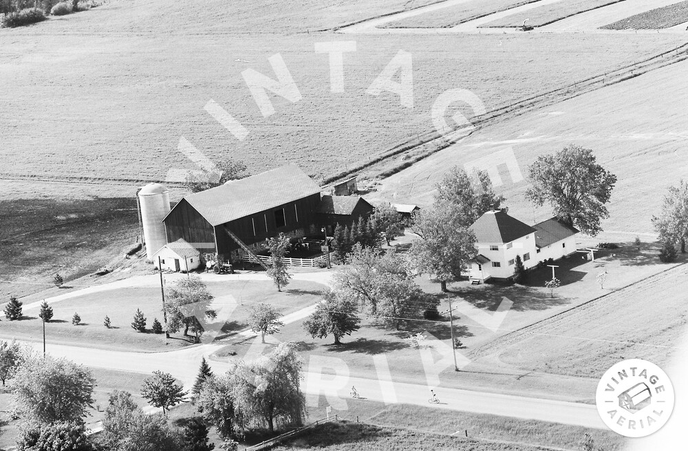 Vintage Aerial Wisconsin Shawano County 1978 55JSH9