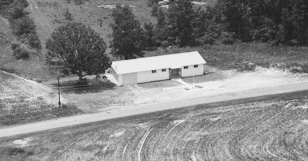 Vintage Aerial photo from 1986 in Cherokee County, AL