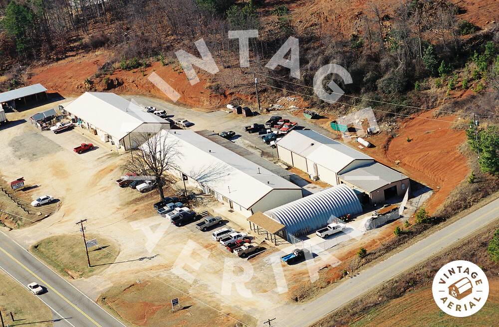 Vintage Aerial South Carolina Pickens County 2002 5BPI33