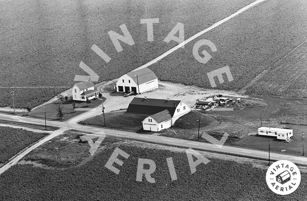 Vintage Aerial Maine Aroostook County 1965 61OAR24