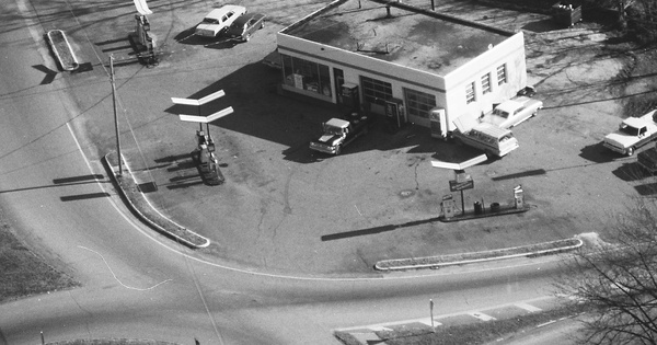 Vintage Aerial photo from 1986 in Amherst County, VA