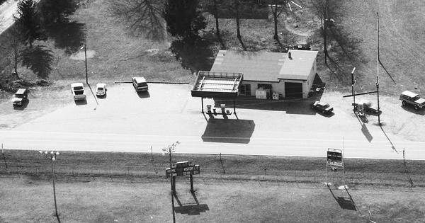 Vintage Aerial photo from 1992 in Haywood County, NC