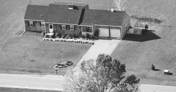 Vintage Aerial photo from 1985 in Kent County, MD