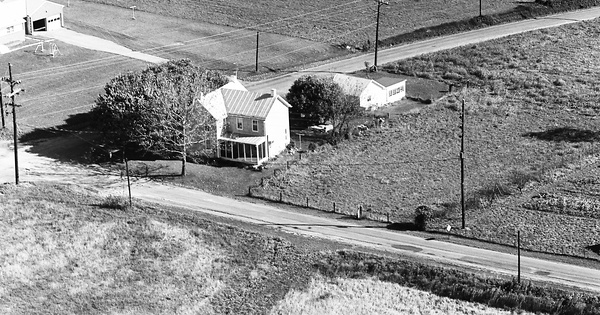 Vintage Aerial photo from 1971 in Frederick County, MD