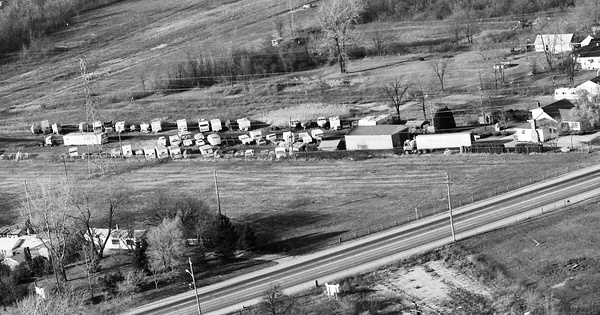 Vintage Aerial photo from 1984 in Wayne County, MI