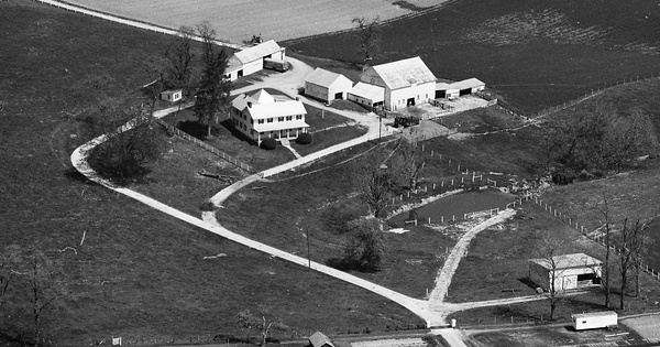 Vintage Aerial photo from 1979 in Carroll County, MD