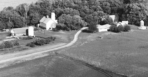 Vintage Aerial photo from 1977 in Brown County, MN