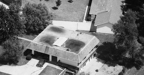 Vintage Aerial photo from 1987 in Tippecanoe County, IN