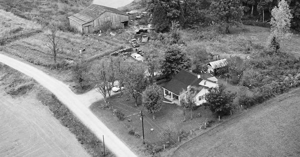 Vintage Aerial photo from 1982 in Edmonson County, KY