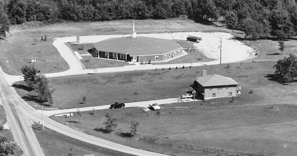 Vintage Aerial photo from 1980 in Leavenworth County, KS
