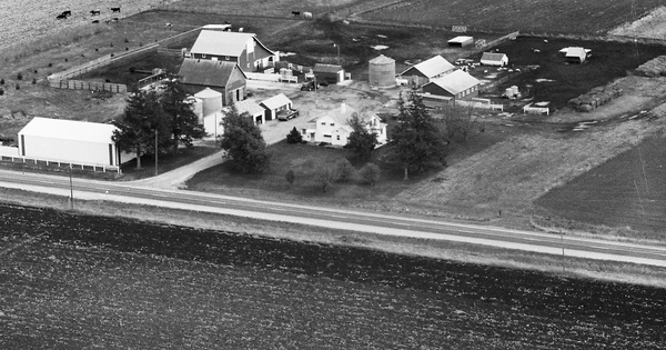 Vintage Aerial photo from 1984 in Humboldt County, IA