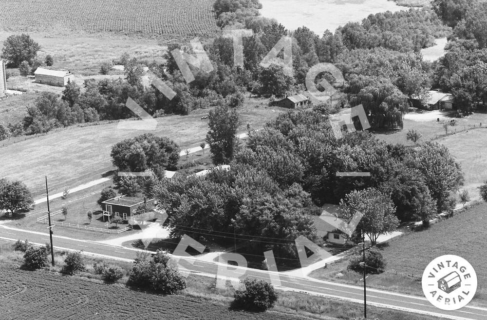 Vintage Aerial Iowa Black Hawk County 1983 68KBH18