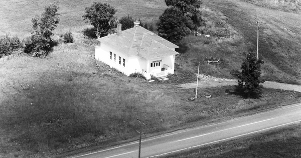 Vintage Aerial photo from 1972 in Kanabec County, MN