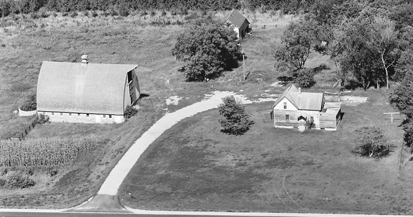 Vintage Aerial photo from 1979 in Kandiyohi County, MN