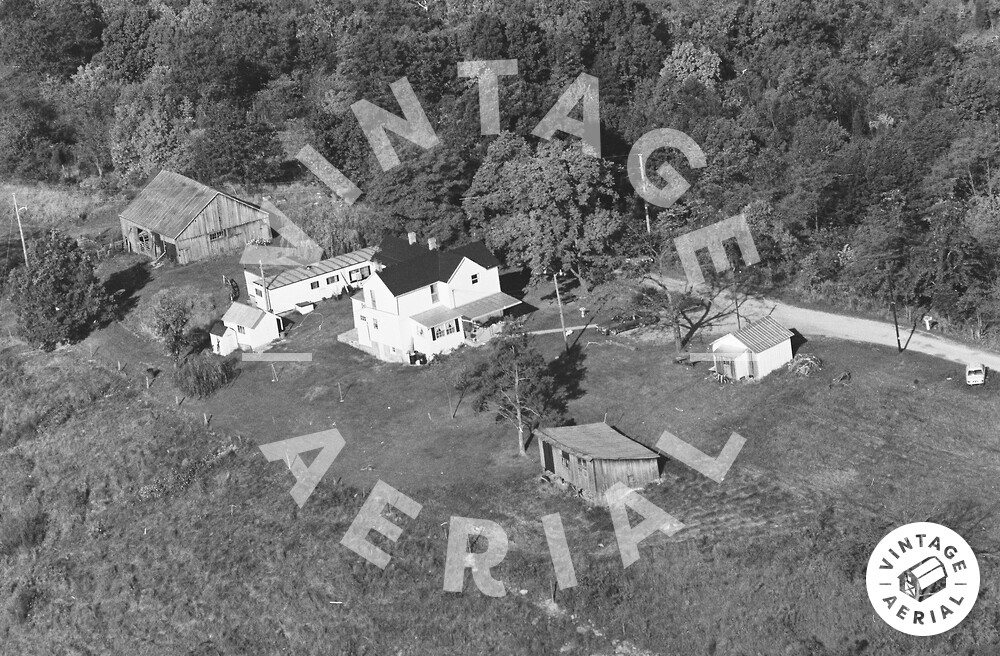 Vintage Aerial Kentucky Pendleton County 1980 15SPE5