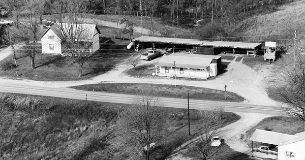 Vintage Aerial photo from 1977 in Barren County, KY