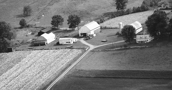 Vintage Aerial photo from 1986 in Boyle County, KY