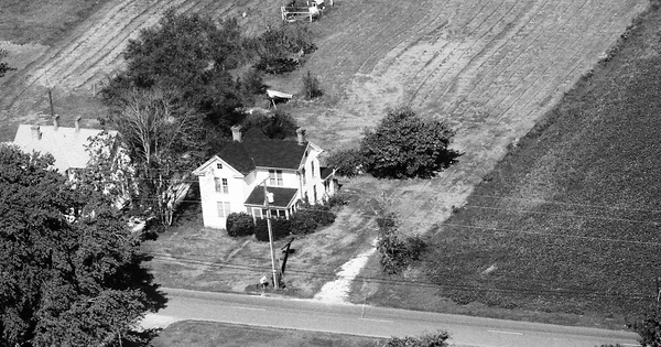 Vintage Aerial photo from 1989 in Somerset County, MD