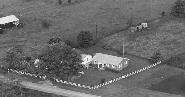 Vintage Aerial photo from 1980 in Jessamine County, KY