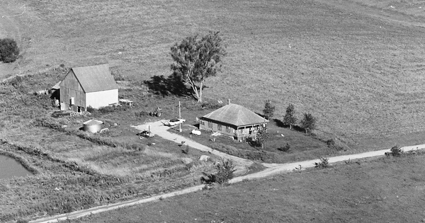 Vintage Aerial photo from 1979 in Leavenworth County, KS