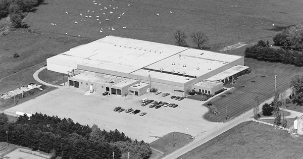 Vintage Aerial photo from 1981 in LaGrange County, IN