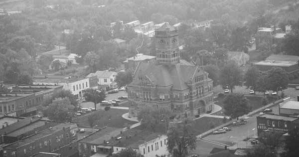 Vintage Aerial photo from 1977 in Noble County, IN