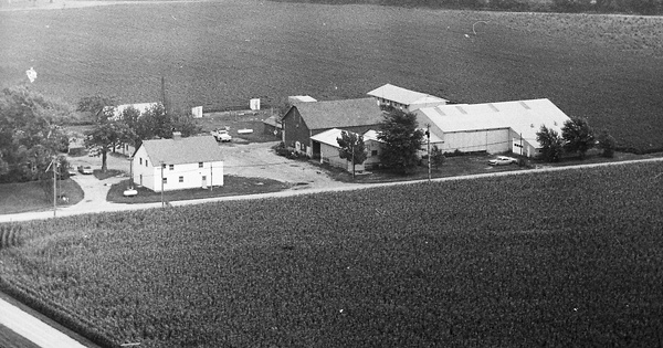Vintage Aerial photo from 1971 in Will County, IL