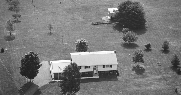 Vintage Aerial photo from 1993 in Bedford County, PA