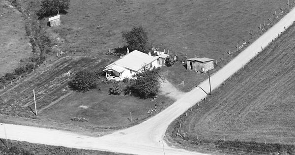 Vintage Aerial photo from 1986 in Surry County, NC