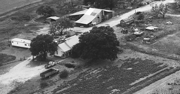Vintage Aerial photo from 1981 in Parker County, TX
