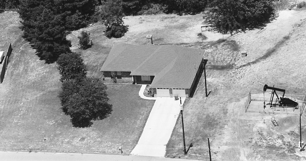 Vintage Aerial photo from -1986 in Gregg County, TX