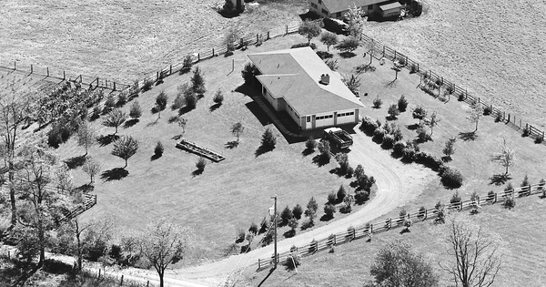 Vintage Aerial photo from 1985 in Loudoun County, VA