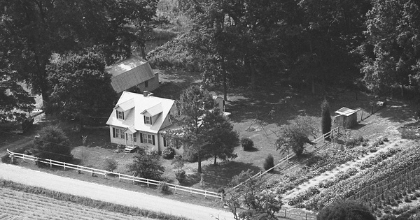 Vintage Aerial photo from -1986 in Gloucester County, VA