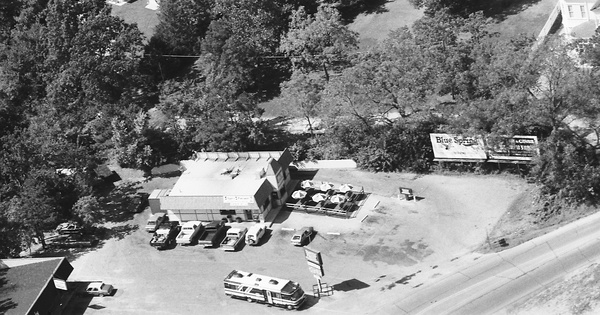 Vintage Aerial photo from 1988 in Carroll County, AR