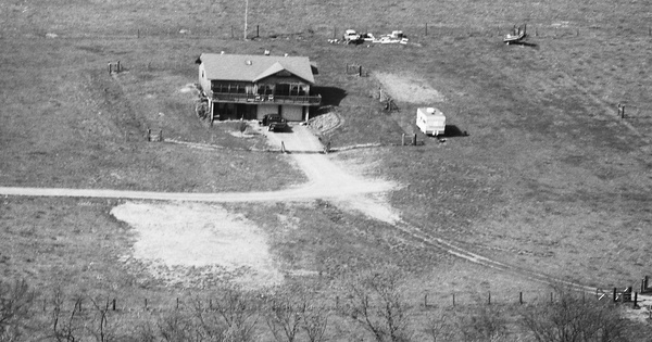 Vintage Aerial photo from 1988 in Washington County, AR