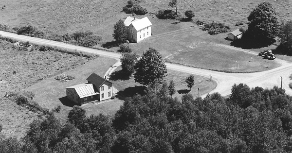 Vintage Aerial photo from 1985 in Warren County, PA